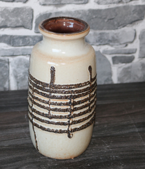 Scheurich Vase / 213-20 / 1970s / WGP West German Pottery / Ceramic Lava GlaceDesign